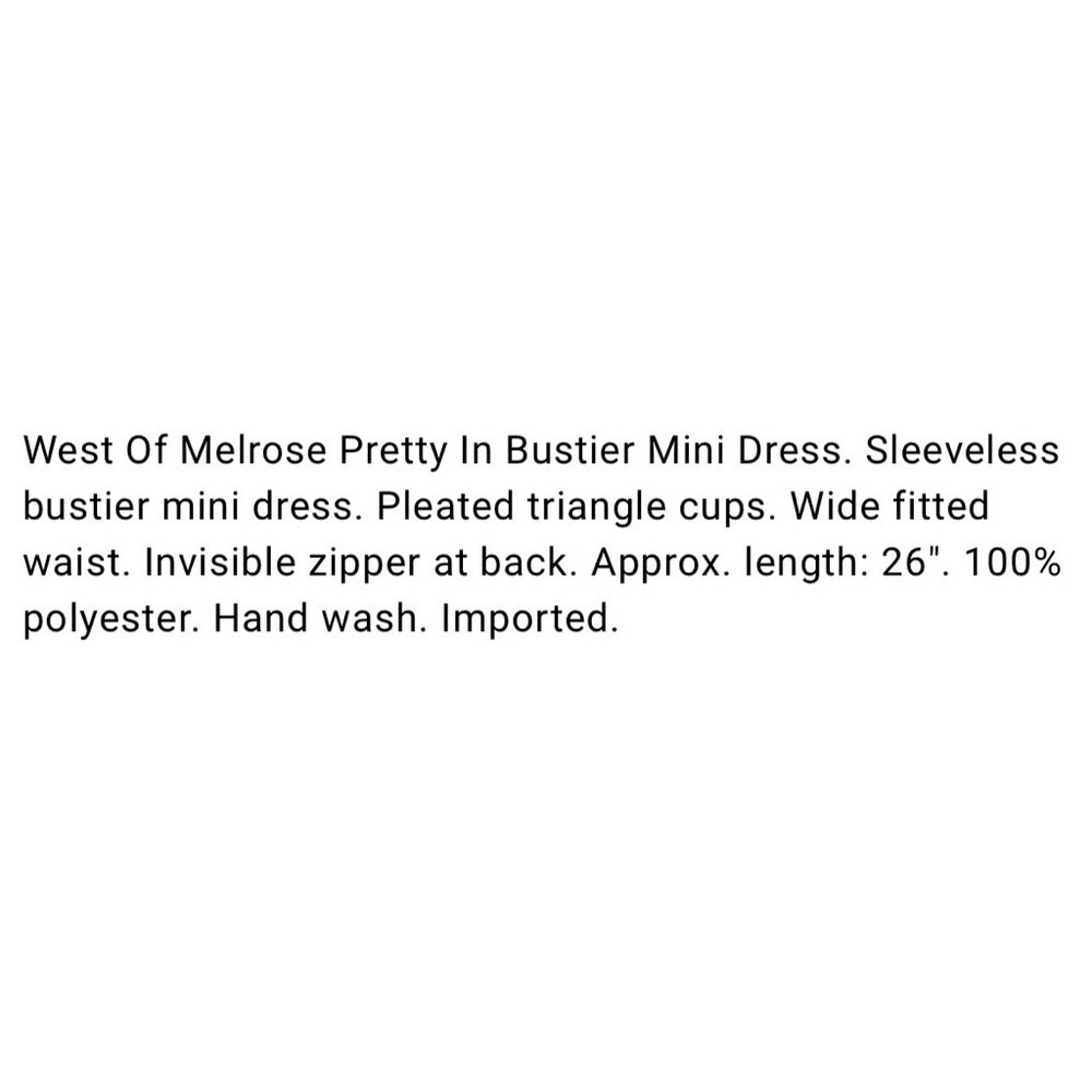 NWT Bustier mini dress - Picture 5 of 9